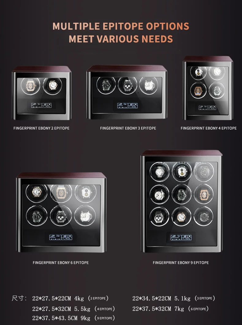 Роскошный Деревянный футляр для часов автоматический намотки сейф с мотором Mabuchi