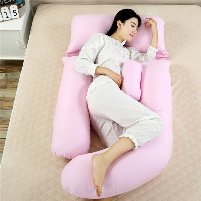 Мягкая Подушка для беременных однотонная сна на боку большая - Цена: 6 502,90 руб.