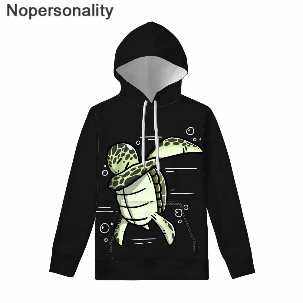 

Nopersonality Hot Sale 3D Sea Tutle Hoodies Men/Women High Quality Hoodie 3D Printed Animal Sweatshirt Teenager Streetwear