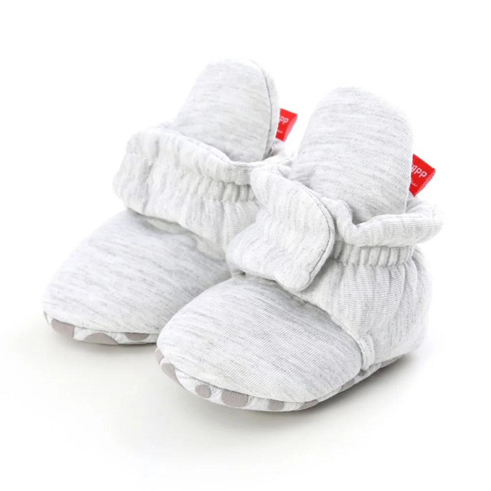 Infant 0-18M Fluffy Snow Boots Winter Baby Boys Girls Shoes Soft Sole Star Print Fleece First Walker Plush Prewalker |