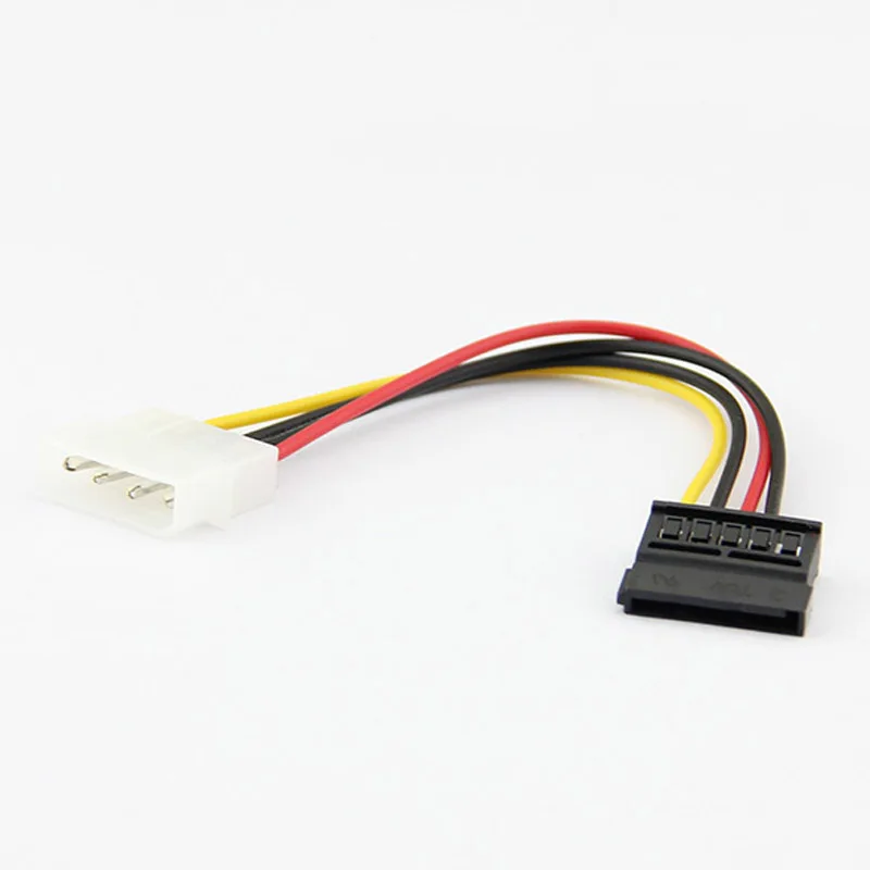 3 шт. адаптер питания 4pin на SATA 15pin 15 см кабель 1X4 Pin 1X15 / разъем EM88 | Компьютеры и офис