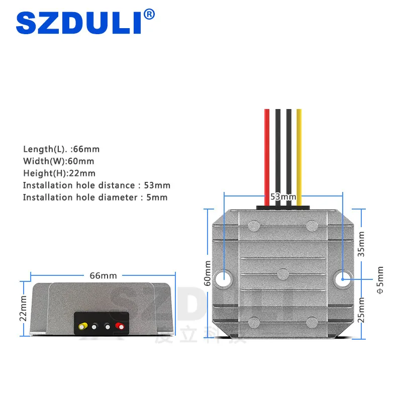 Преобразователь постоянного тока 36 В в 5 10 А от до 50 Вт регулятор автомобильный