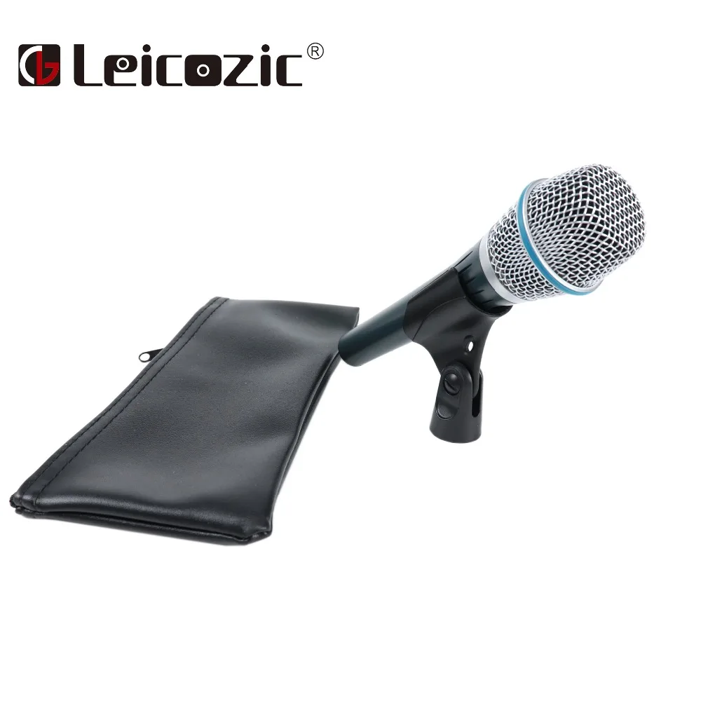 Leicozic профессиональный супер-кардиоидный Bata87A Vocals Студийный микрофон проводной конденсаторный микрофон провод XLR