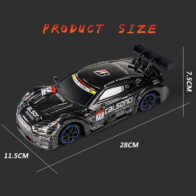 RC Drift 1:16 высокоскоростной с двумя шинами 4WD 2 4G пульт дистанционного управления