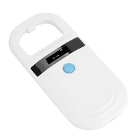 microchip reader rfid pet microchip scanner with led display 128 pieces of tag information storage for animal tracking