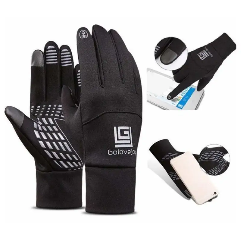 

Спортивные перчатки, велосипедные перчатки, водонепроницаемые ветрозащитные износостойкие перчатки, высококачественные черные перчатки ...