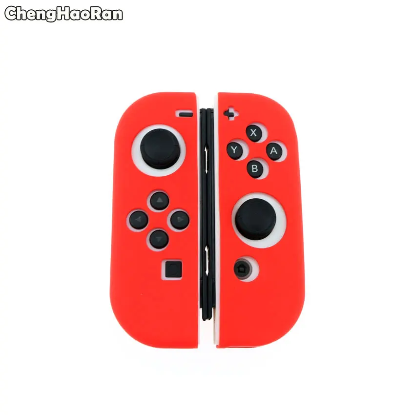 A ChengHaoRan силиконовый резиновый чехол для nintendo Switch контроллер Joy-Con для переключателя NX NS Joycon Grip защитный чехол - Цвет: A