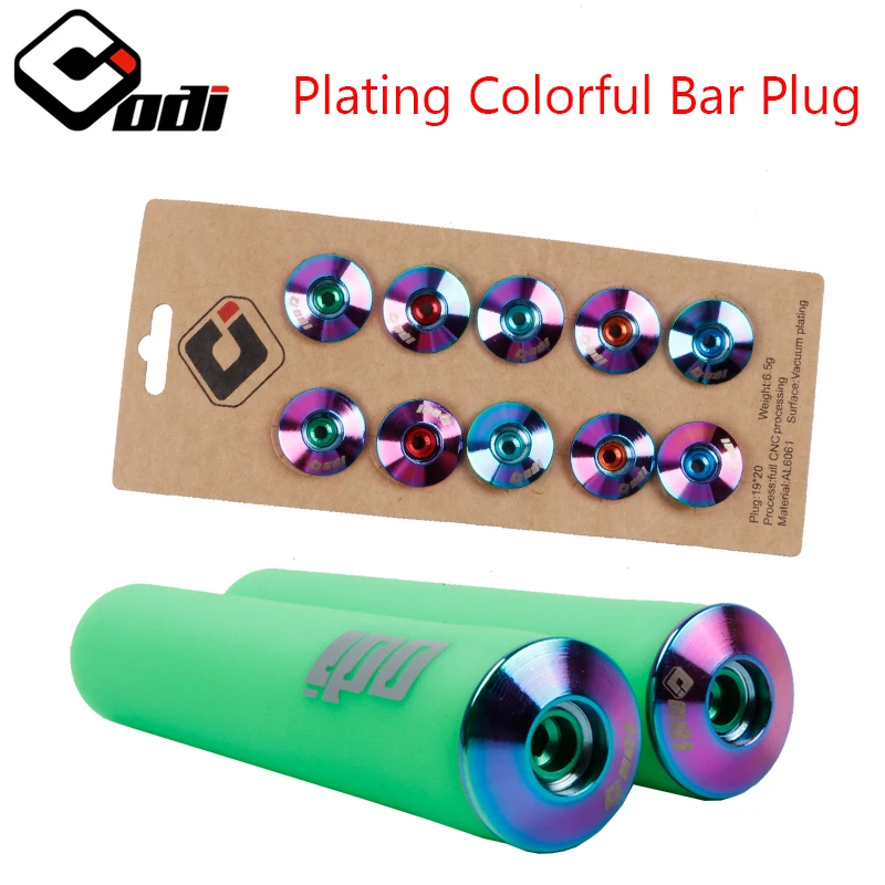 ODI концевые заглушки для велосипеда MTB велосипедные крышки руля легкие Заглушки