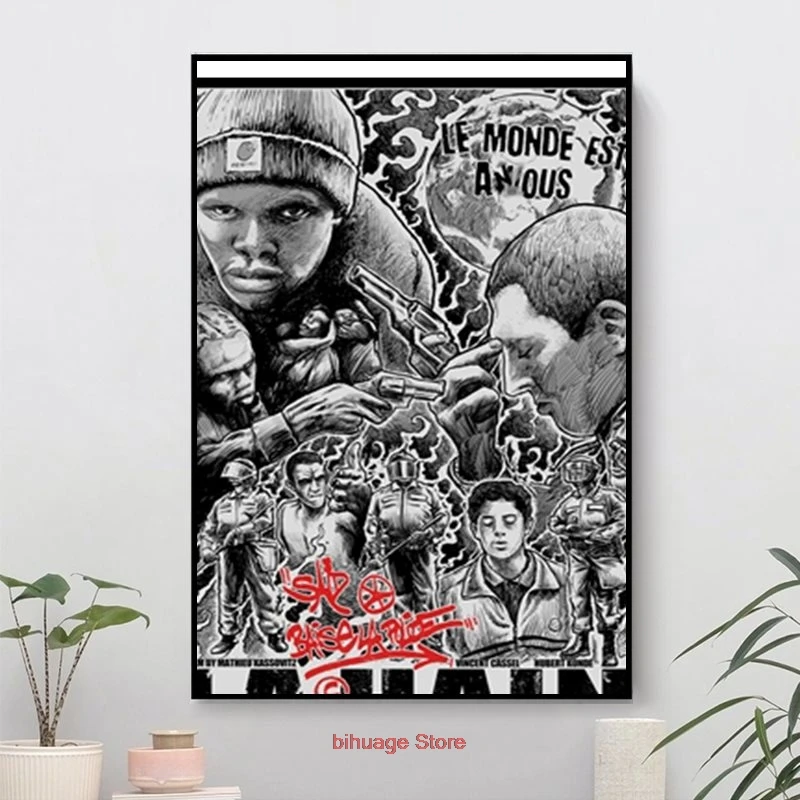 Городской Французский фильм полиция Эль акаб постер на стену художественные