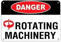warning sign for danger rotating machinery hazard sign machine hazard signs road sign business sign metal aluminum sign fzdiy175