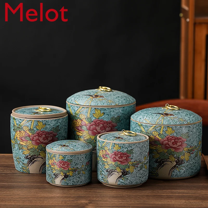 

Colorful Purple Sand Tea Box Small Sealed Jar Portable Tea Packaging Bubble Canned Household Tea with Gift Box