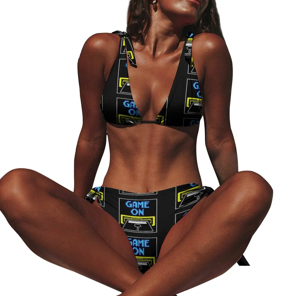 

Disk Bikini Swimsuit Adjustable Hot Beach Swimwear Big Chest In Bulk Two Piece Bathing Suit