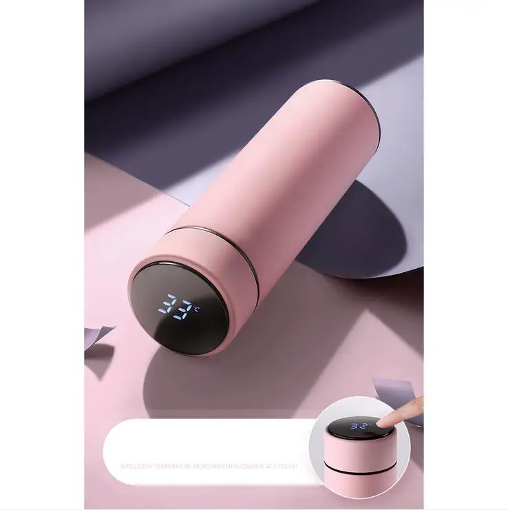 Термос из нержавеющей стали с дисплеем температуры 304 450 мл|Бутылки для воды| |