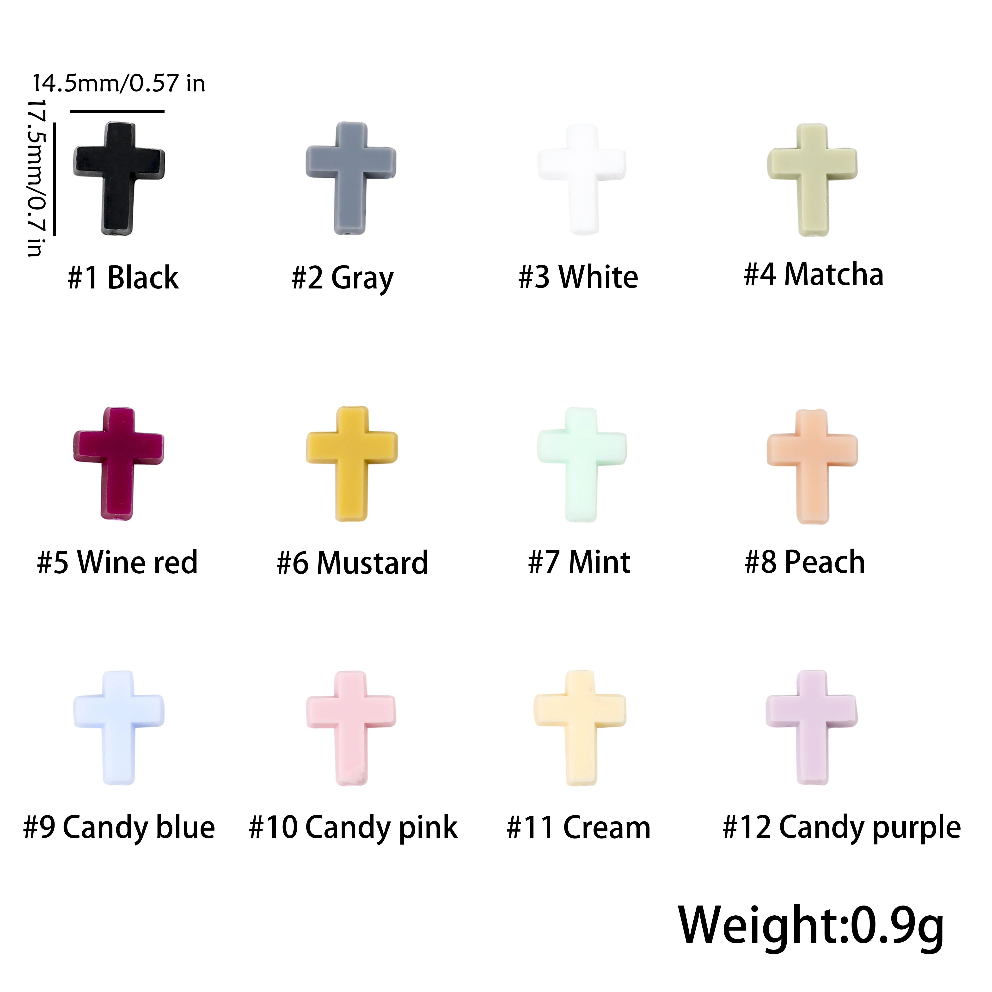 

Let's Make 30pc Silicone Beads Cross Cartoon Teething Tiny Rodent Baby Teether Baby Toys Accessories For Rattle Silicone Teether