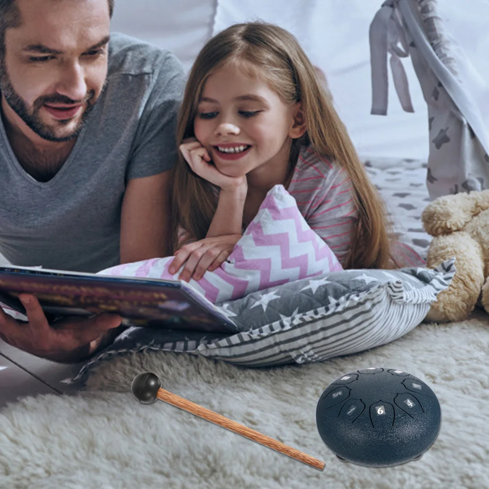 

1 Set Handheld Tank Drum Portable Hand Percussion Instrument With Drumstick