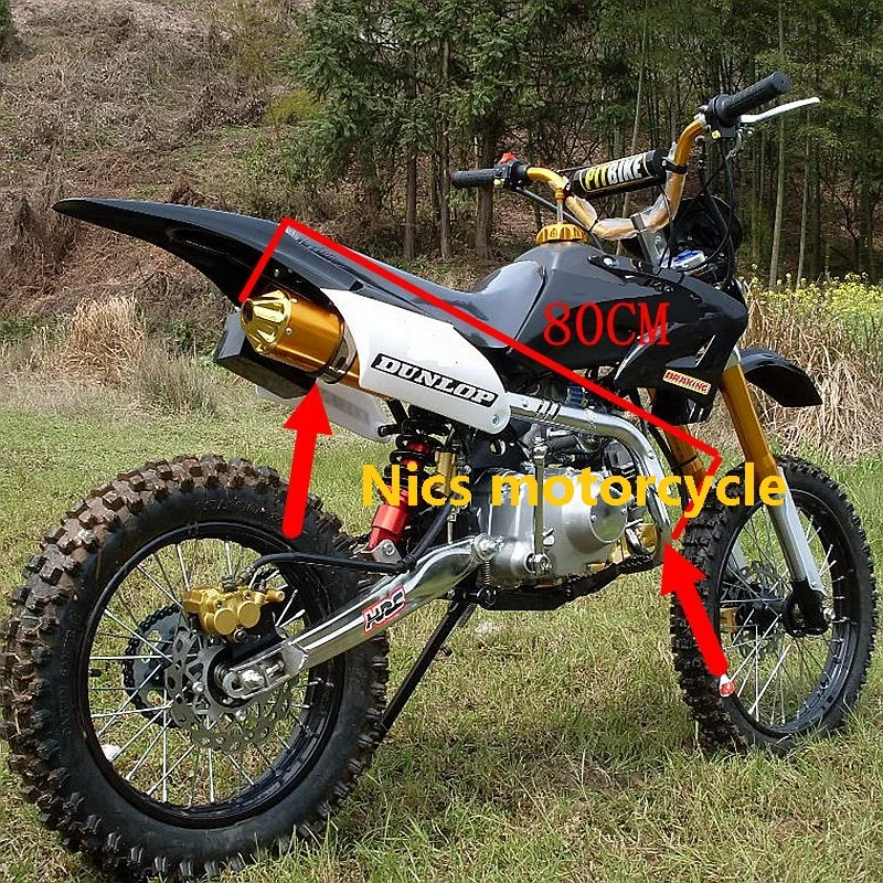 Выхлопная система глушителя для питбайк 70cc-125cc Thumpstar Orion Baja Apollo CRF ATV