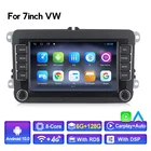 Автомагнитола 2DIN, GPS, Android 10, 6G + 128, для VWVolkswagenGolf 4 5PoloTiguanPassatb7b6LeonSkodaSeatOctavia