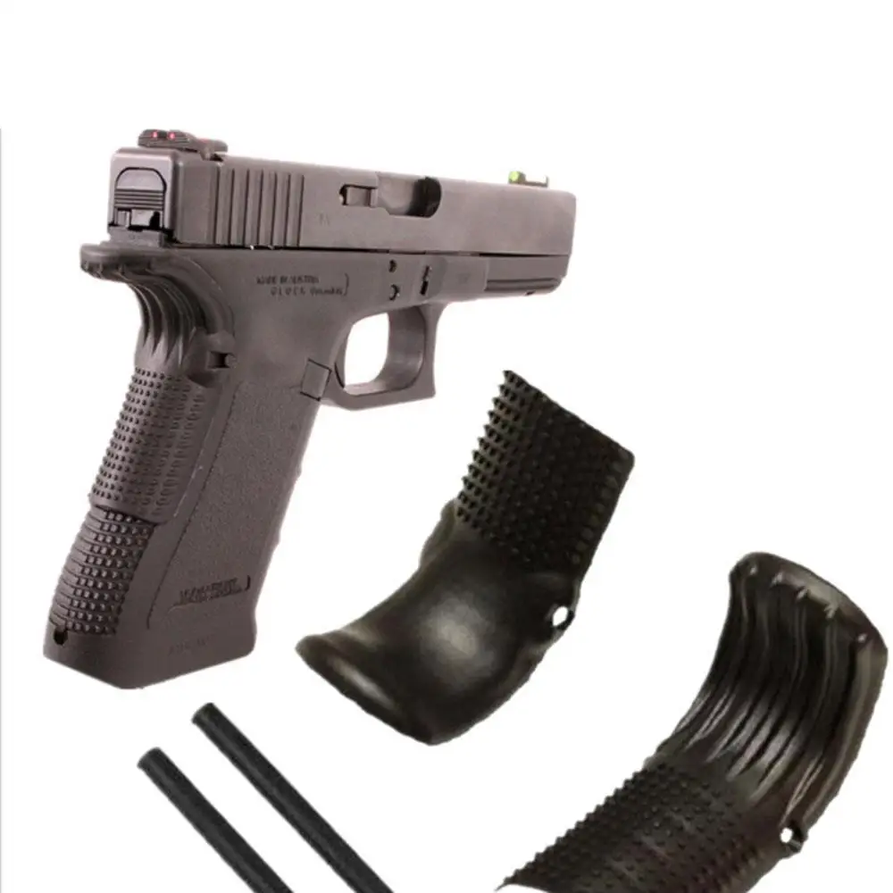 

1 Pairs Polymer Handgun Grip Force Adapter Beaver Tail Gen 1 2 3 For Glock 17 19 22 23 24 31 32 34 BONUS Extra Grip Accesories