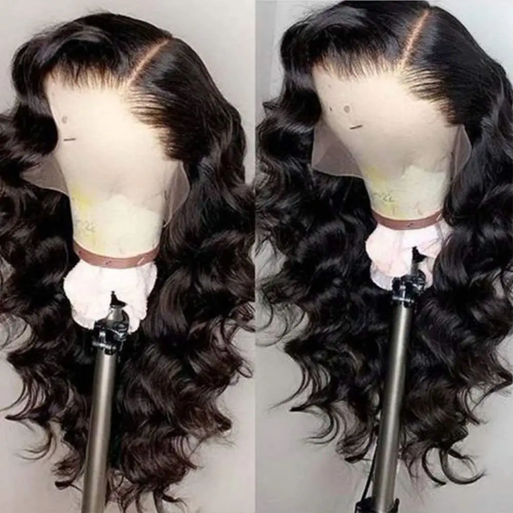 T Part Lace Front Wigs Human Hair Wavy Lace Front Wig For Black Women Brazilian Remy Human Hair 13X4X1 Middle Part PrePlucked