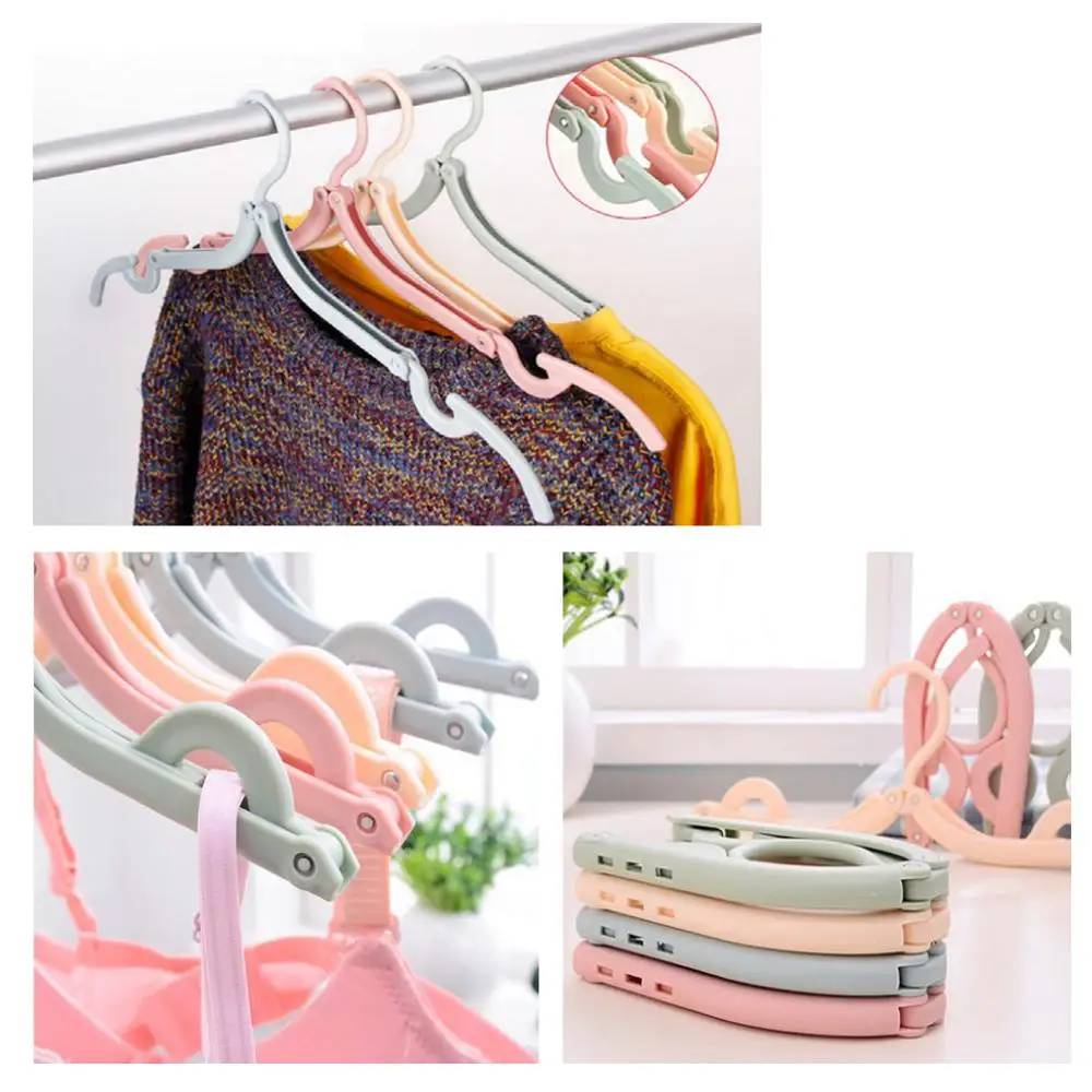 E-doo Magic Folding Hangers Portable Travel Plastic Clothes Coat Racks for Home Outdoor Clothing Hanger | Дом и сад