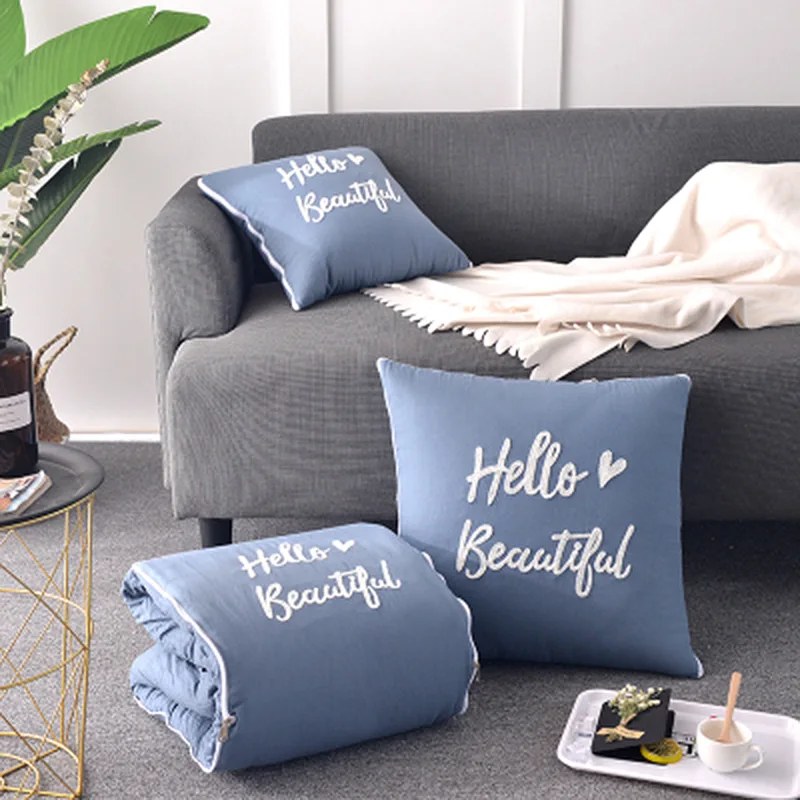 Новое поступление 2020 двухкомпонентное одеяло в современном стиле карамельные