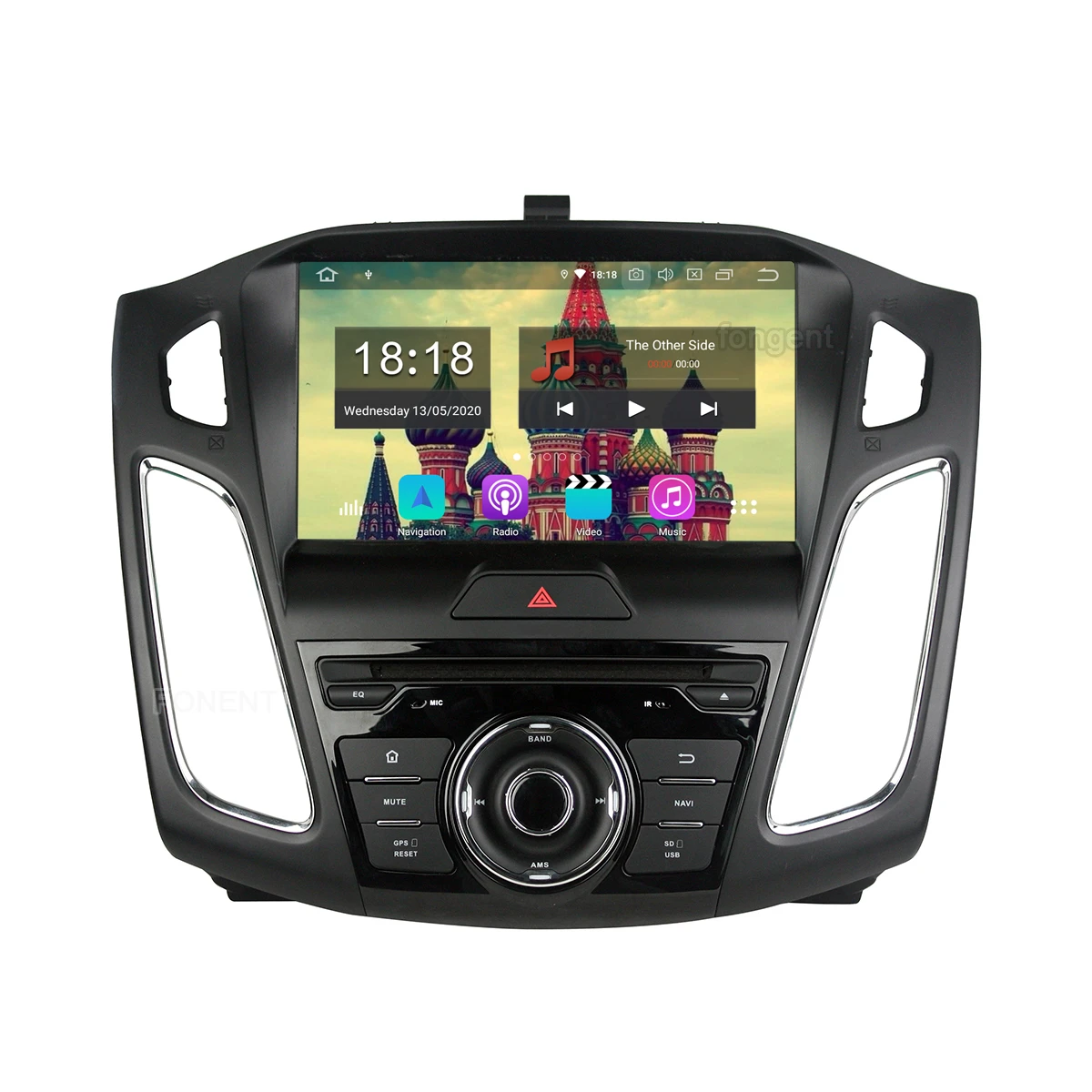 Для Ford 2011 2012 2013 2014 2015 2016 2017 2018 Focus android 10 0 автомобильный DVD Аудио Видео Радио FM RDS
