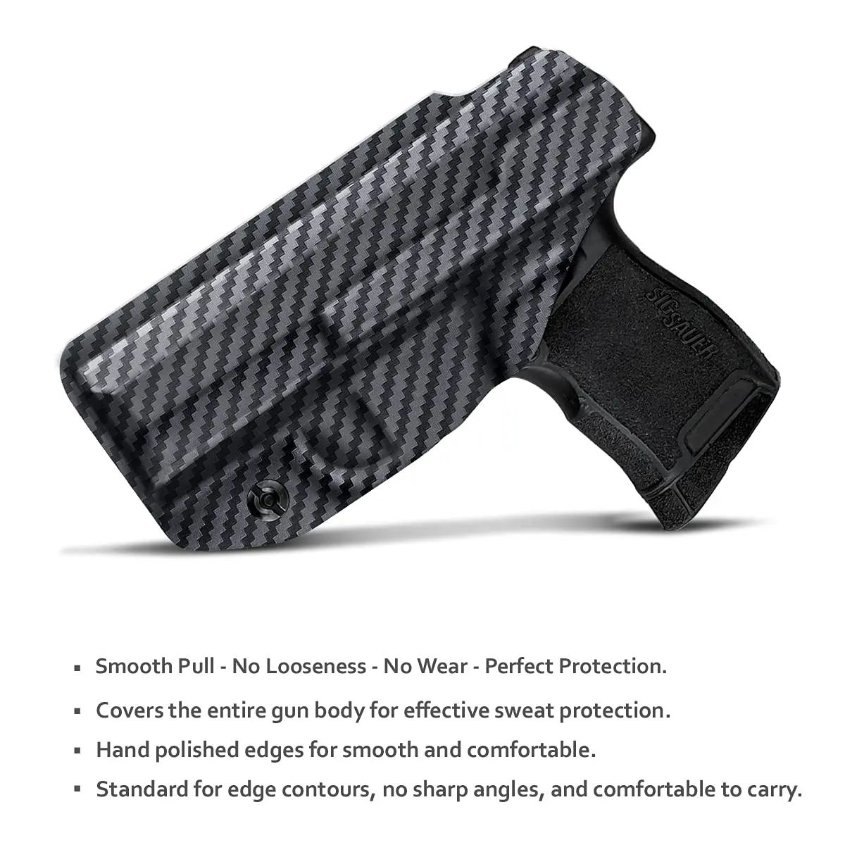 Кобура Sig P365 IWB Kydex из углеродного волокна под заказ: Sauer / SAS пистолетный внутренний