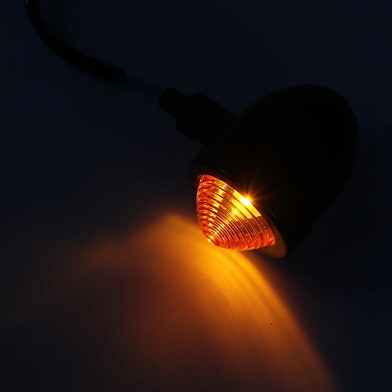 POSSBAY универсальные алюминиевые указатели поворота мотоцикла фонари желтого