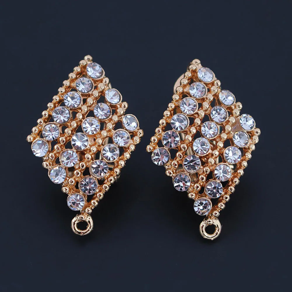 10 пар модные Висячие серьги изготовление ювелирных изделий Аксессуары Стразы CZ