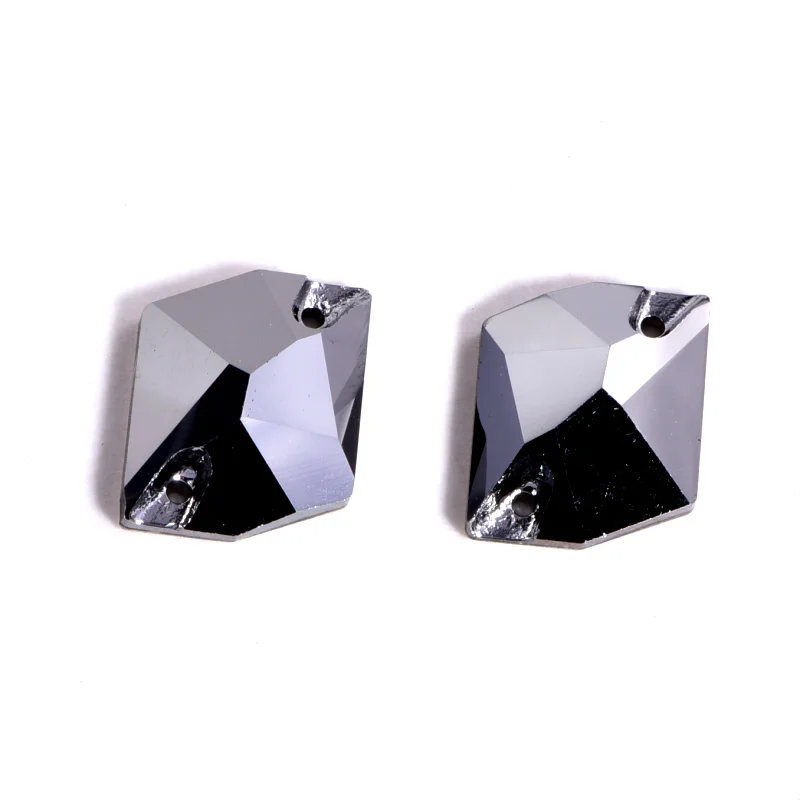 24 шт. AAAAA качественные космические стеклянные пришитые Стразы 13x17 мм струйный