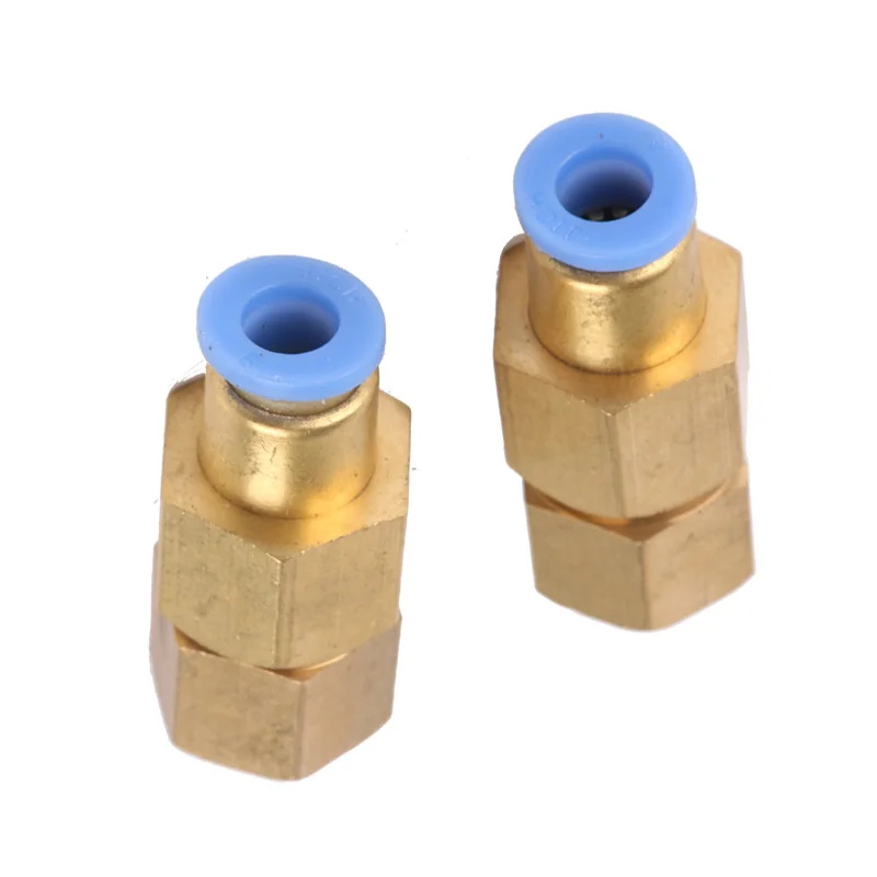 Adapter M14 -1.5 turn 6mm 8mm pneumatic straight pipe Pu tracheal hose quick plug in jointCD |
