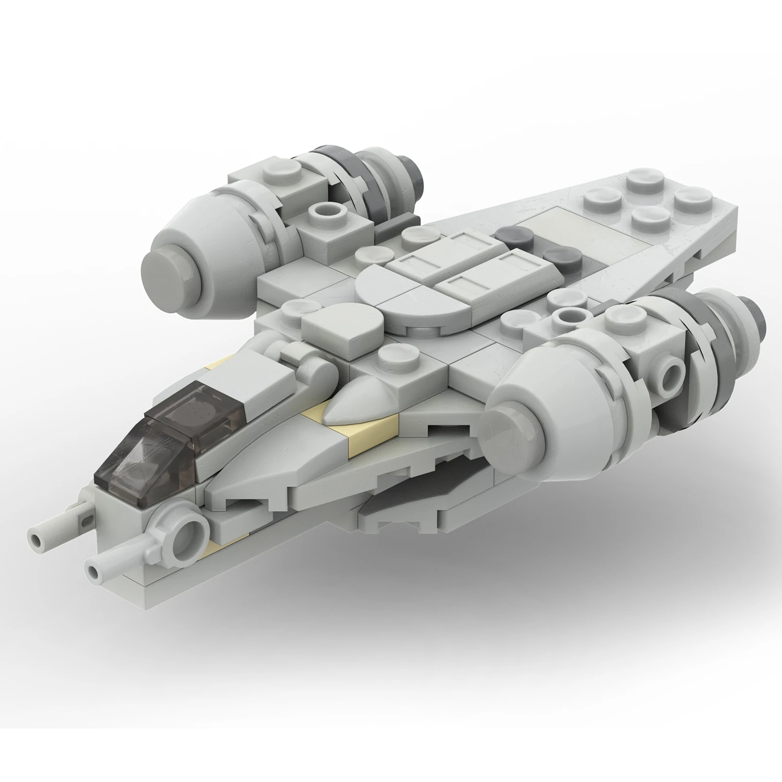 

Authorized MOC-38715 103Pcs Micro Razor Crest Spaceship Model Bricks Kit Building Blocks Set (Designed By Ron_mcphatty)