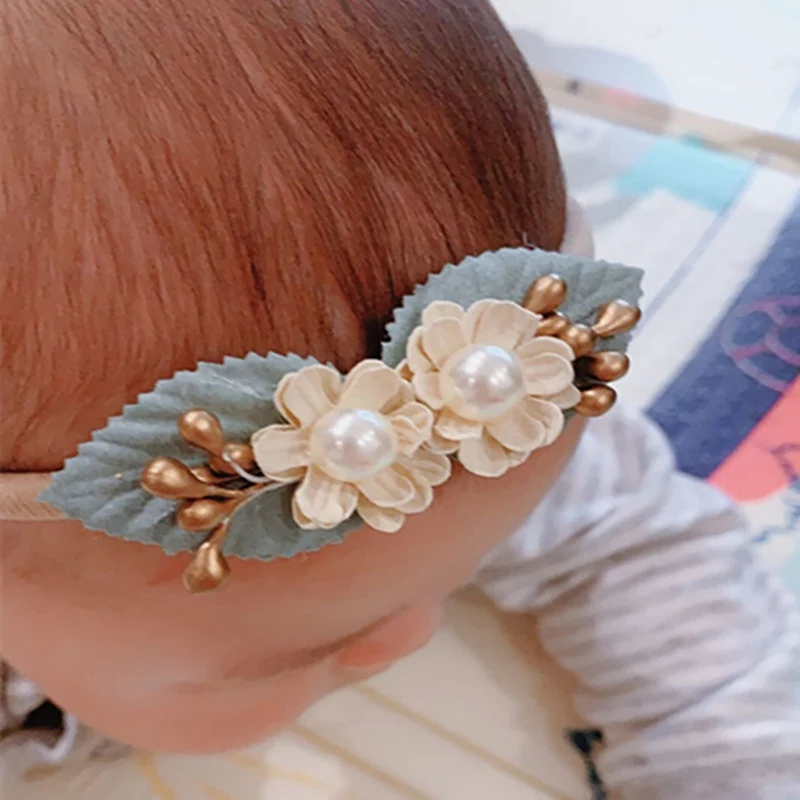 

3 Pcs Baby Girl Headwear Kids Floral Hair Band Headwear Hair Accessories Elastic Girls Headbands Holiday Party