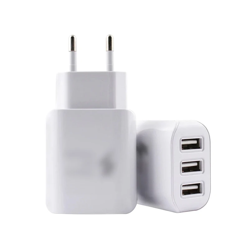 Универсальный AC DC 5V адаптер питания 3 портовый USB зарядное устройство для