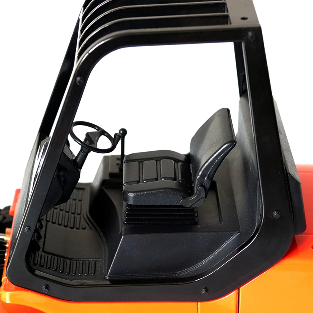 Все металлические игрушки Rc инженерный вилочный погрузчик для масштаба 1:14