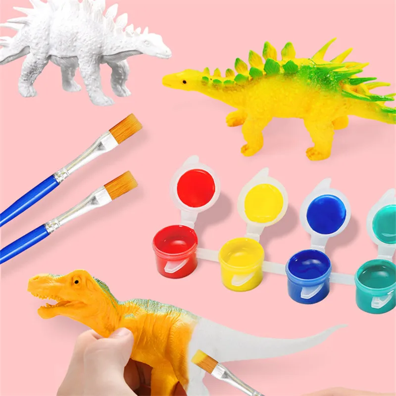 Творчество типа сделай сам Цвет в натуральную величину модель динозавра