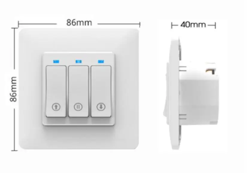 Factory direct Tuya WIFI Smart Curtain Switch Remote Control Touch switch with Alexa Voice | Безопасность и защита