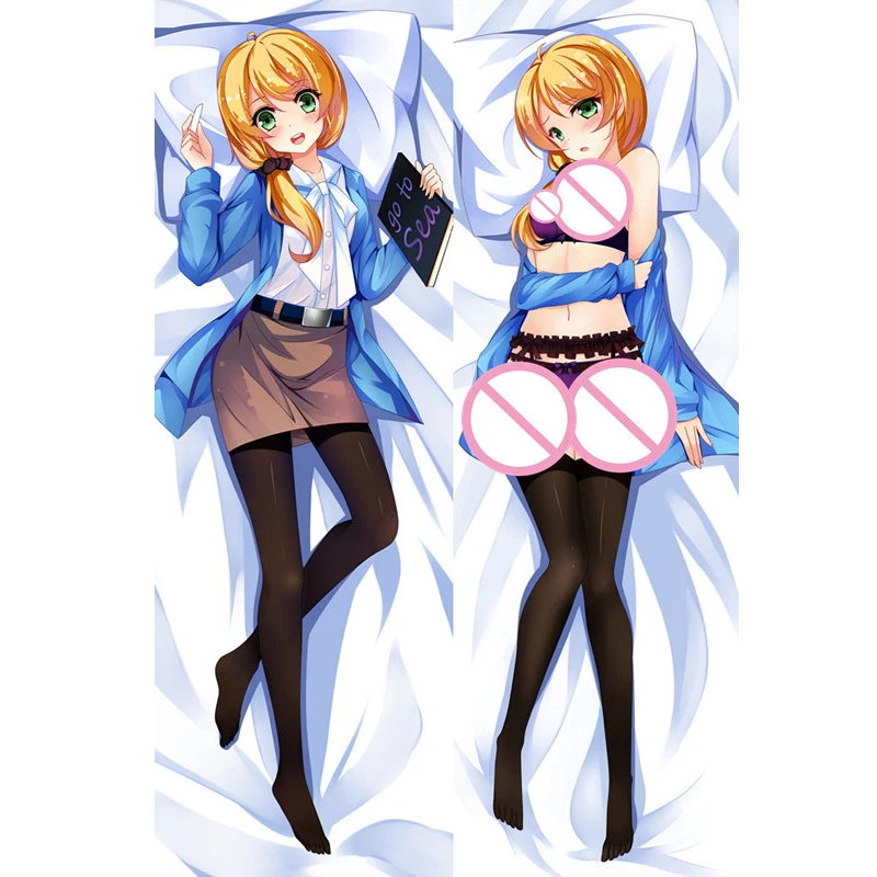 Горячая аниме NEW HORIZON персонажи ассистент языка учитель Эллен Бейкер наволочка