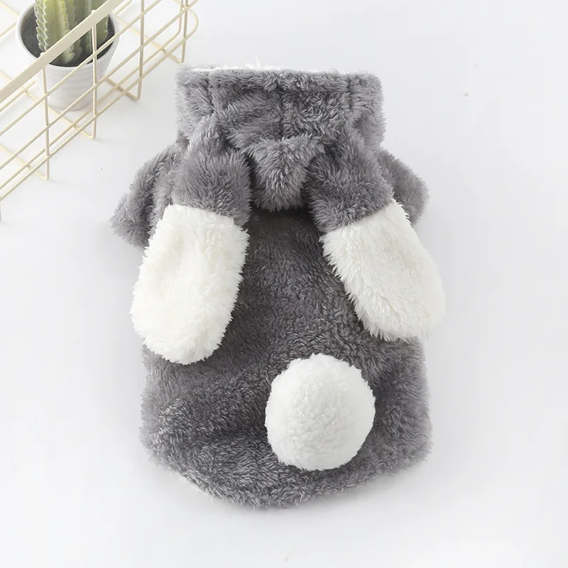 Одежда для собак осенне зимнее пальто маленьких кошек с капюшоном куртка щенков