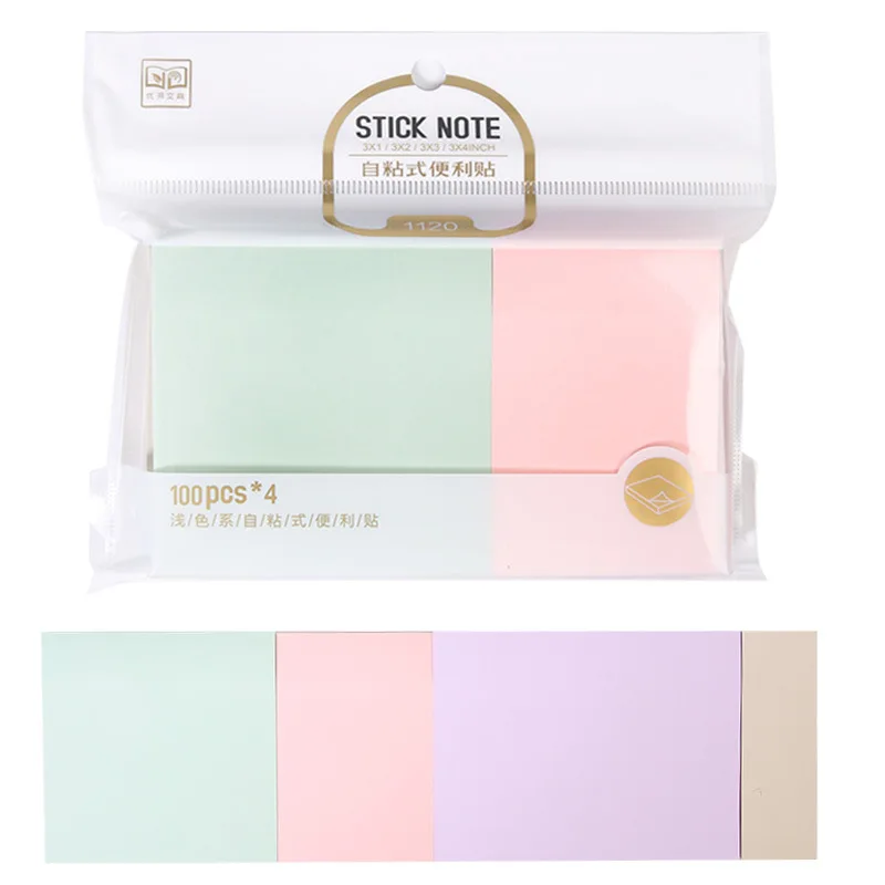 Липкие заметки 400 для студентов креативный ноутбук милые наклейки из