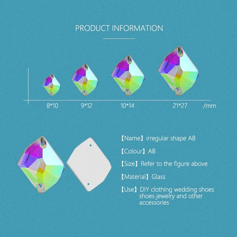 Стразы для шитья всех размеров кристаллы AB ab стразы s свадебных платьев одежды