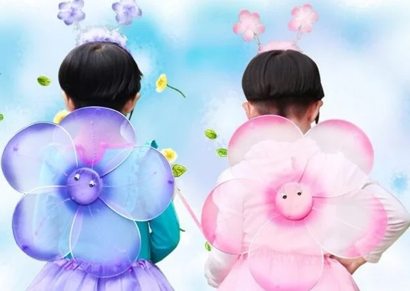 

Flowering Wing Set 3 Piece-Pink