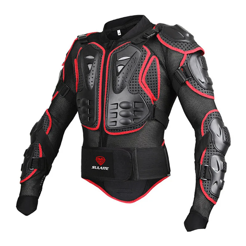 Black-red Новая задняя поддержка для верховой езды защита груди защита спортивной безопасности для верховой езды на груди задняя защитная Экипировка гоночная куртка - Цвет: Black-red