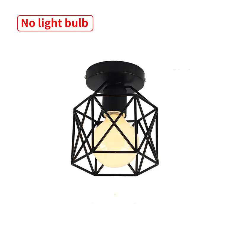 Промышленный потолочный светильник в деревенском стиле с утопленным креплением