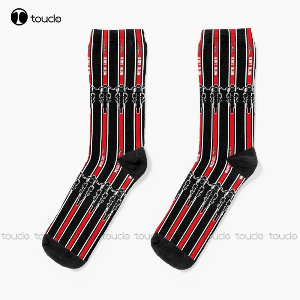 

Guzzi Classic V7 Vert Socks Men Athletic Socks Personalized Custom Unisex Adult Teen Youth Socks 360° Digital Print Funny Sock