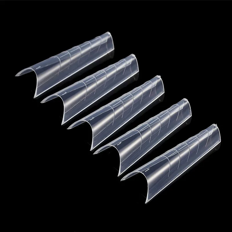 Двойные формы для быстрого наращивания полиуф-геля накладные ногти | Красота и