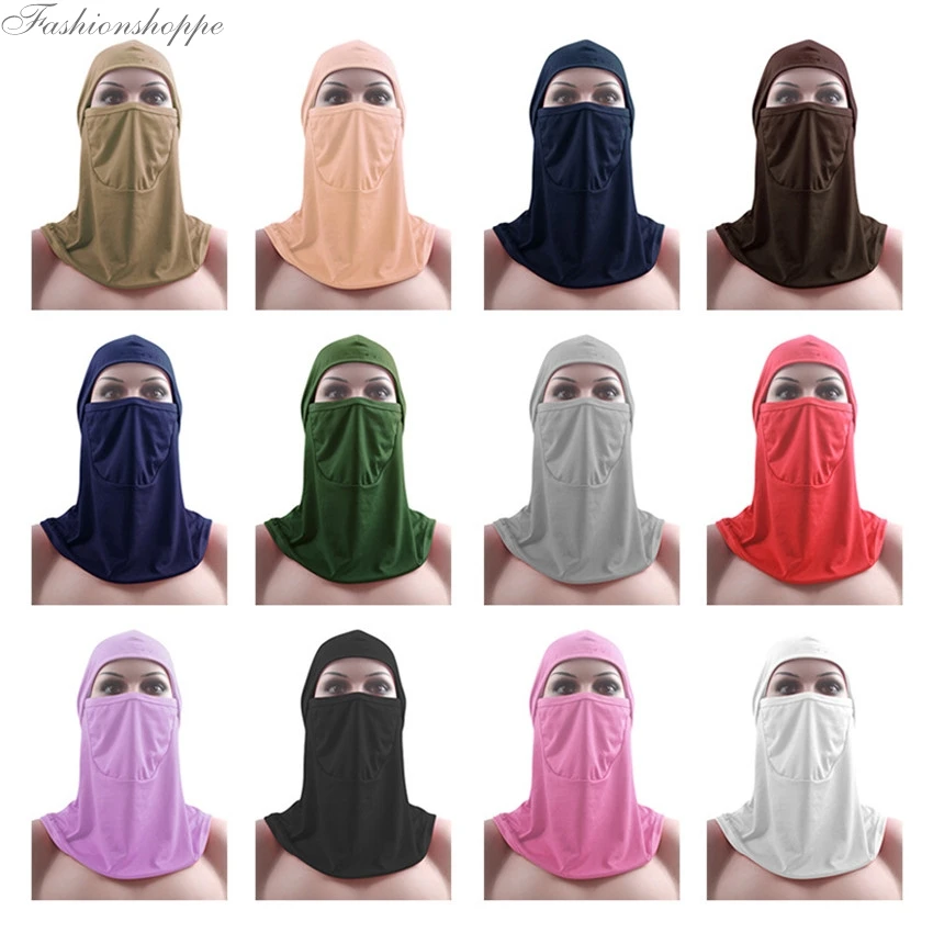 Мусульманская бандана шарф мусульманская Паранджа Niqab головной убор хиджаб