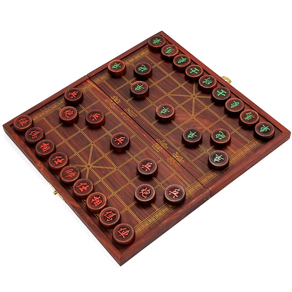 

Luxury Sculpture Chess Large Folding Game Chinese Checkers Board Medieval Wooden Chessboard Spelletjes Gathering Games Ed50zm