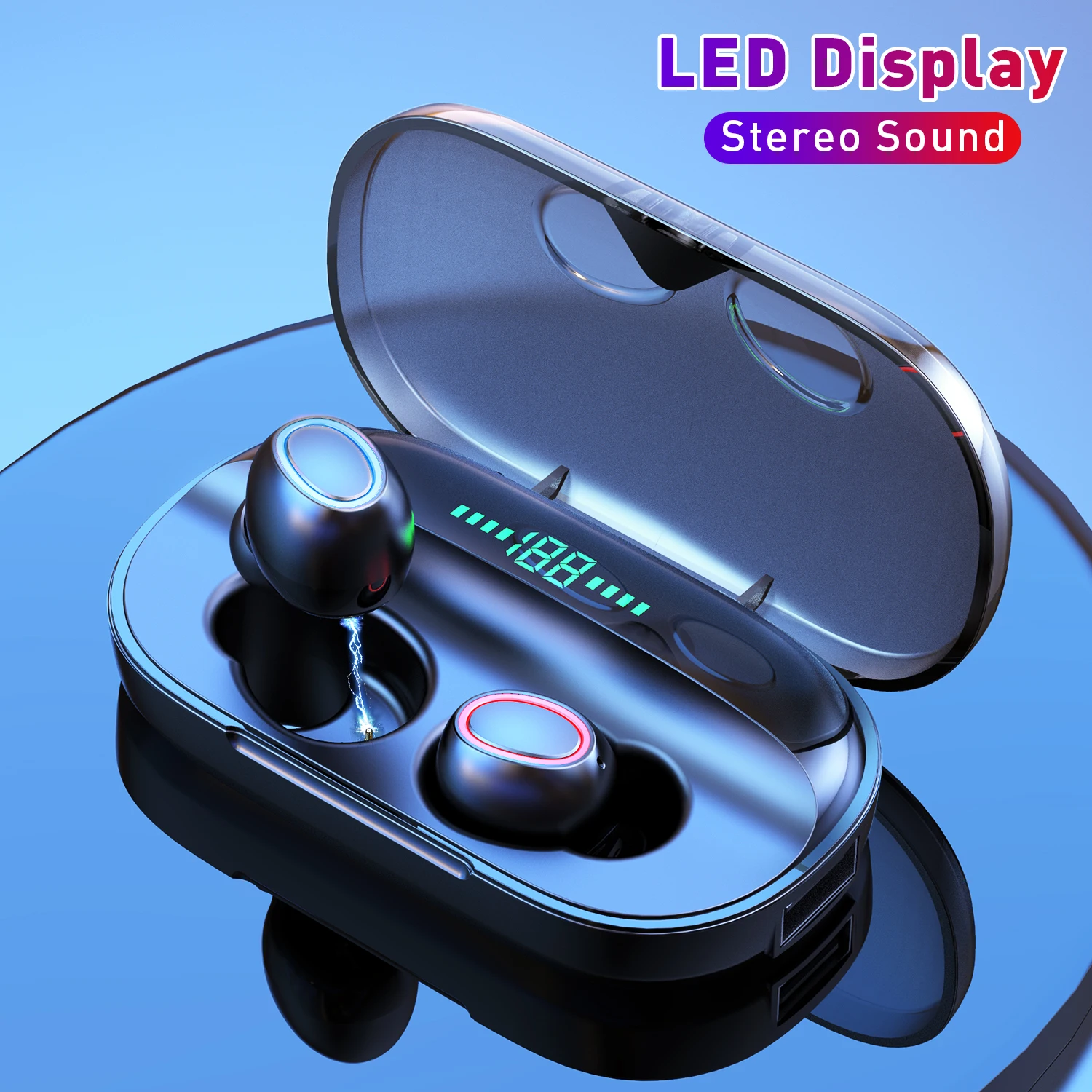 Беспроводные наушники вкладыши с сенсорным управлением Bluetooth 5 0|Наушники и