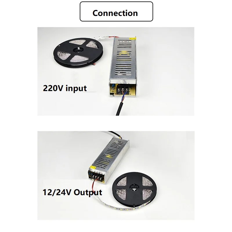 Входной источник питания 110/220 В 24 постоянного тока Светодиодная лента 60-360 Вт